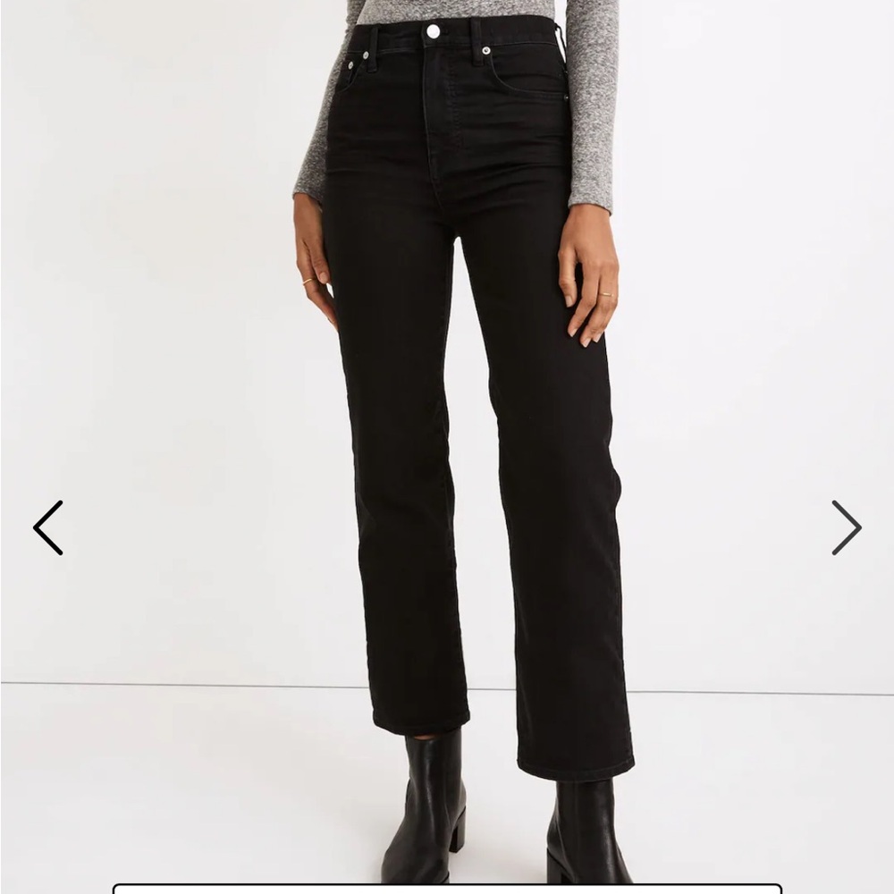Madewell Slim Wide-Leg Crop Jeans in Lunar Wash